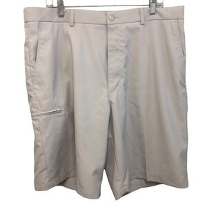Grand Slam Shorts Mens Beige Athletic Golf Outdoor Casual Light Weight Size 38‎